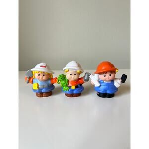 Fisher-Price Little People Set of 3 Figures Construction Workers
